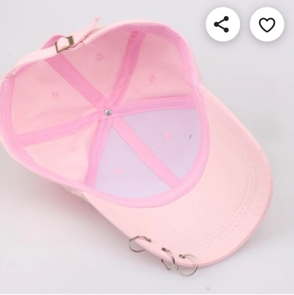 Pink Punk pierced baseball cap - Picture 4 of 8